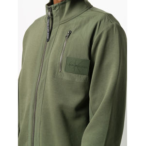 Calvin Klein pánská khaki zelená mikina - XL (LDD)